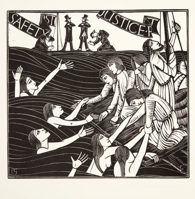 Bezpečnost na prvním místě, od „The Labor of Women“ od Eric Gill
