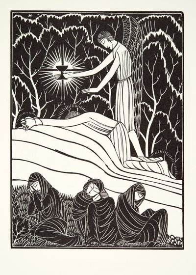 Agónie v zahradě od Eric Gill