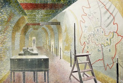 Mapa č. 1 Koridor od Eric Ravilious