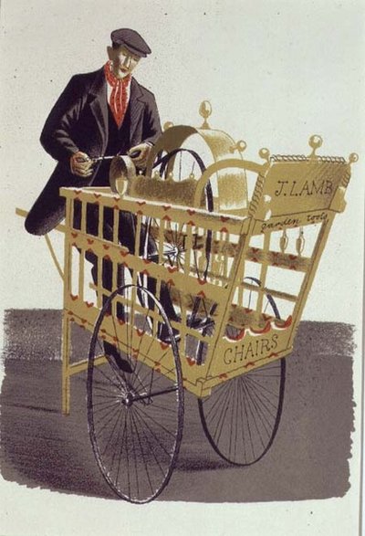 The Knife Grinder, vytištěný Curwen Press, z 