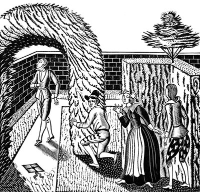 Dvanáctá noc od Williama Shakespeara od Eric Ravilious