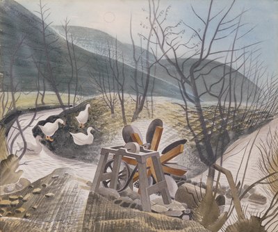 Vodní kolo, 1938 od Eric Ravilious