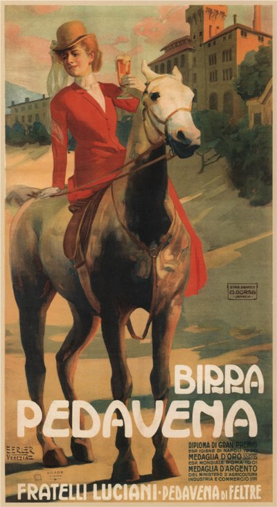 Pivo Pedavena, 1900-1910 od Erich Erler