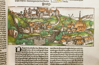 Pohled na Prahu od Erich Lessing