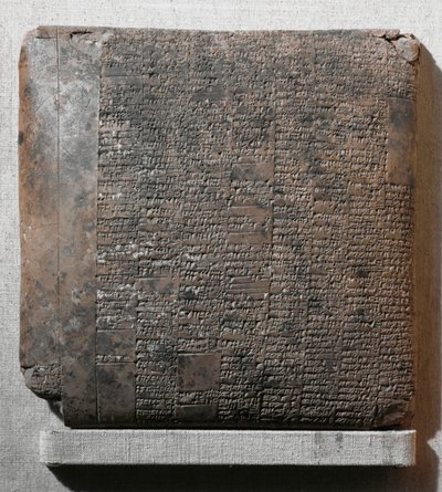 Výroční zpráva o produkci dřeva a rákosu z města Unna ze 4. roku vlády Bur-sina ... od Erich Lessing