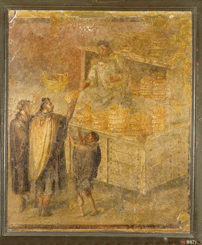 Pekařský stánek s čerstvým chlebem a koláči od Erich Lessing