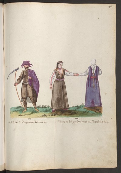 Bulharský muž a žena od Erich Lessing