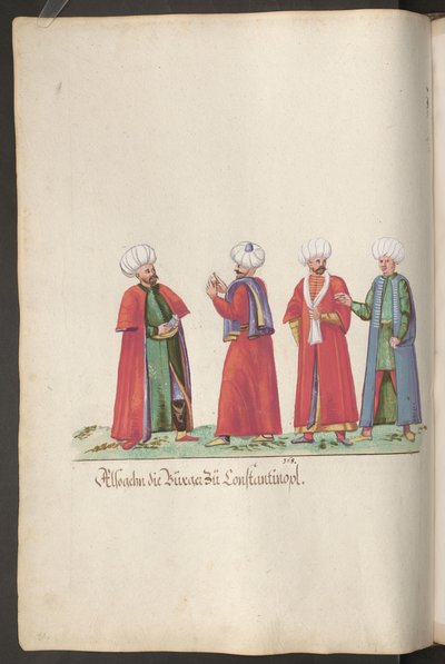 Měšťané Konstantinopole od Erich Lessing