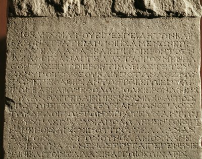 Vyhláška města Cos, Řecko od Erich Lessing