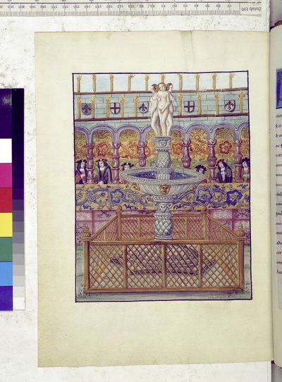 Celá strana: vyobrazení fontány od Erich Lessing