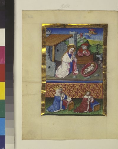 Celá strana: miniatura, asi 1464 (temperová malba) od Erich Lessing