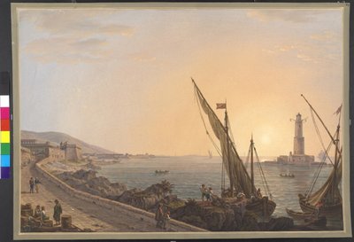 Přístav s majákem od Erich Lessing