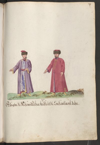 Moskevští obchodníci v Konstantinopoli... od Erich Lessing