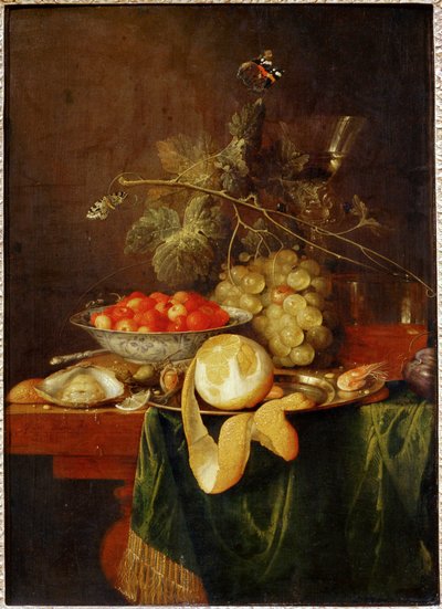 Zátiší s citronovou kůrou ... od Erich Lessing