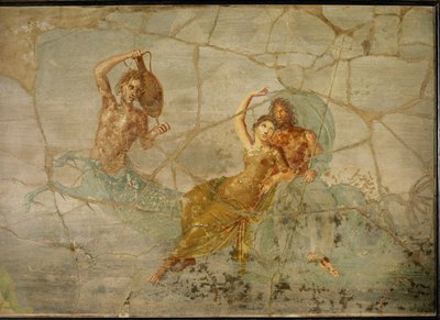 Neptun a Amfitríta na ocase tritonu od Erich Lessing