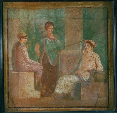 Nymfa se radí s věštkyní od Erich Lessing