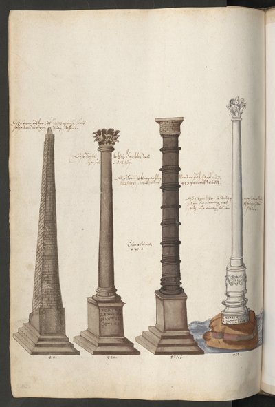 Obelisk a sloupy od Erich Lessing