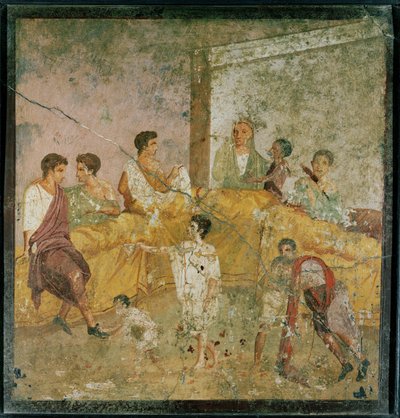 Lidé jedí a pijí od Erich Lessing