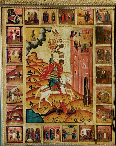 Svatý Jiří a drak (obraz) od Erich Lessing