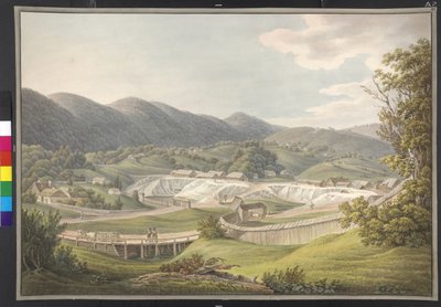 Pohled na solnici v Rhonaszeku, Maďarsko, Marmarošská župa od Erich Lessing