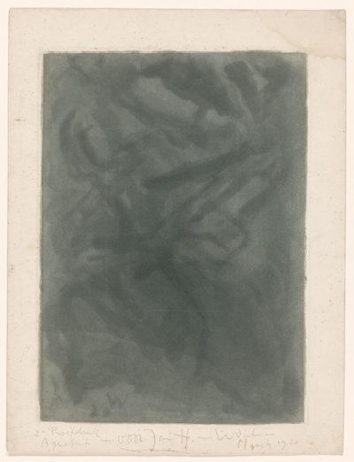 Abstrakce složení od Erich Wichmann (signed by artist)