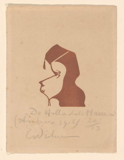 De Hollandsche Maecenas (původní název na objektu) od Erich Wichmann (signed by artist)