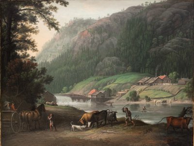 Tistedalen poblíž Frederikshaldu v Norsku od Erik Pauelsen