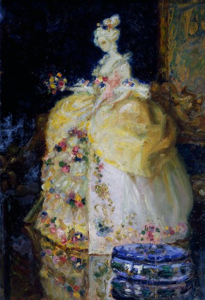 Dáma z osmnáctého století od Erminie Bruni Meninové (1870-1904). Itálie, 20. století. od Erminia Bruni Menin