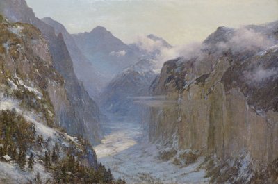 V jeho rukou jsou hluboká místa Země (95. žalm) 1916 od Ernest Albert Waterlow