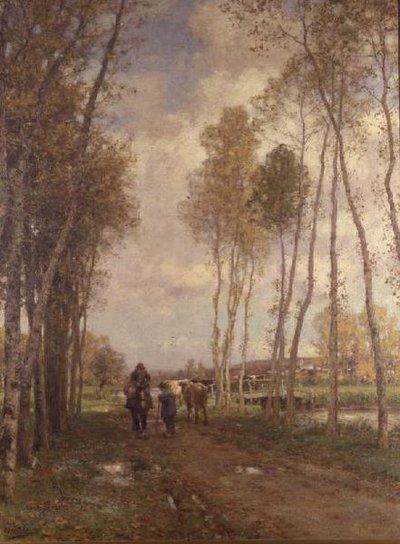 Údolí Sommy od Ernest Albert Waterlow
