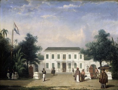 Dům na Rijswijku, Batavia (jalanský veterán) od Ernest Alfred Hardouin