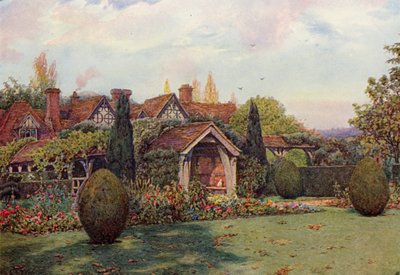 Great Tangley Manor, Surrey (colour litho)   1324183   cs       czech Successfully Translated  Original: No. 45: Ochiai, from the series "Sixty-nine Stations of the Kisokaido (Kisokaido rokujukyu tsugi no uchi)" Translat: No. 45: Ochiai, from the series "S od Ernest Arthur Rowe
