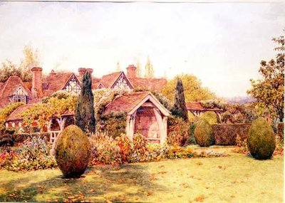 The Gardens at Great Tangley Manor nr. Guildford od Ernest Arthur Rowe
