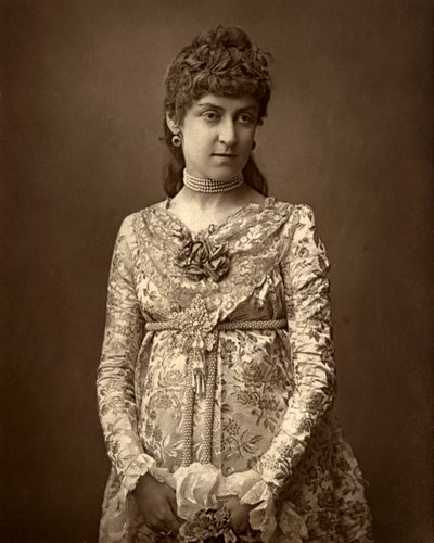 Angela Fenton , britská herečka, 1887. od Ernest Barraud