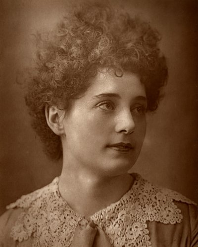 Blanche Horlock , britská herečka, 1887 od Ernest Barraud