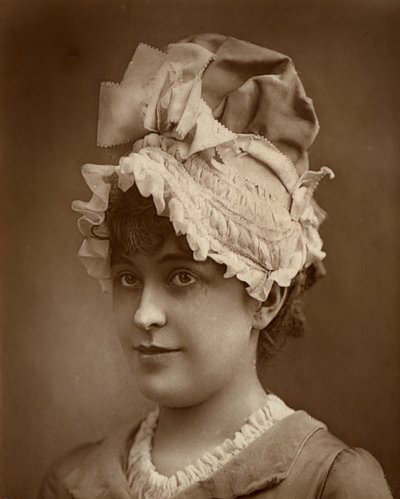 Geraldine Ulmar , americká zpěvačka a herečka, 1887 od Ernest Barraud