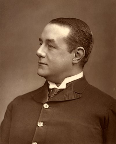 Gilbert Farquhar , britský herec, 1887 od Ernest Barraud