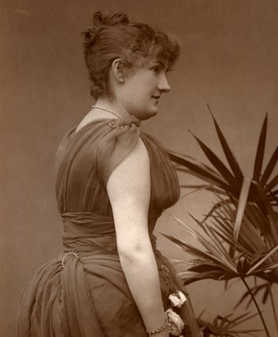 Slečna Edith Woodworth , britská herečka, 1888 od Ernest Barraud