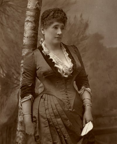Paní John Wood, britská herečka a divadelní manažerka, 1888. od Ernest Barraud