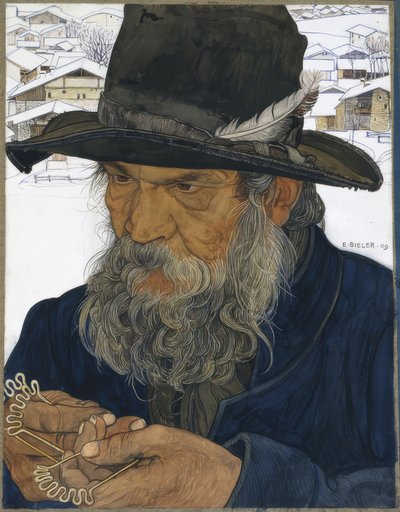 Nagelschmied v Granois od Ernest Bieler