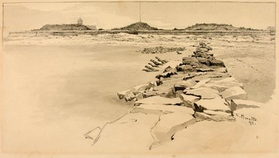 Fort Moultrie na místě staré pevnosti Sullivan od Ernest C. Peixotto