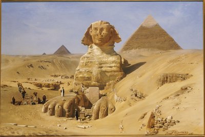 Výkop Sfingy, 1887 od Ernest Carl Eugen Koerner