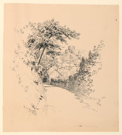 Hrad Launceston od Ernest Clifford Peixotto