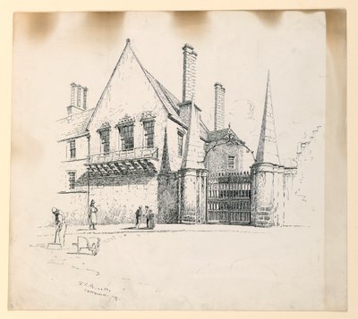 Morayův dům, Edinburgh od Ernest Clifford Peixotto