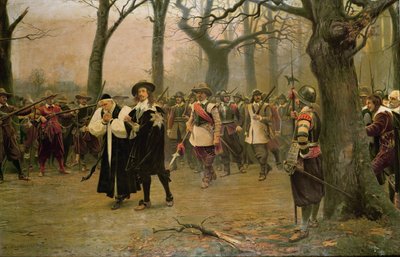 Karel I. (1600-49) (oleograf) od Ernest Crofts