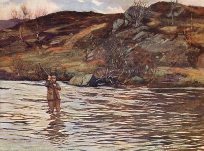 McNaughton z Luibu, na bazénu s dvojitým ohybem (barevná litografie) od Ernest Edward Briggs