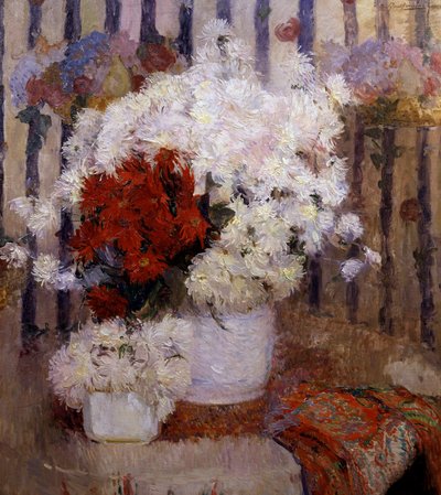 Zátiší letních květin. Obraz Ernsta Jeana Josepha Godfrinona (1878-1927) Soukromá sbírka. od Ernest Godfrinon