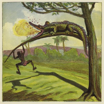 Krokodýl od Ernest Henry Griset