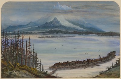 Prehistorická krajina, 1871 od Ernest Henry Griset