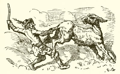 Osel ve lví kůži od Ernest Henry Griset